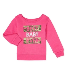 Blusa de moletom Garanimals - Best baby ever