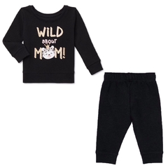 Conjunto de moletom Garanimals - Wild about mom