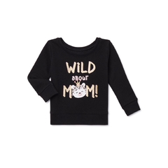 Blusa de moletom Garanimals - Wild about mom