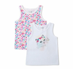 Kit 2 regatas Garanimals - Flores