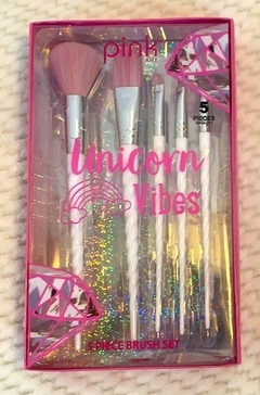 Kit de pincéis de maquiagem Pink Viva - Unicorn Vibes