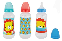 Kit 3 mamadeiras Fisher-Price - Leão