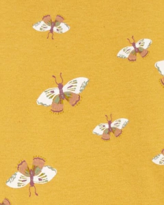 Kit de bodys Carter's - Amarelo flores - comprar online