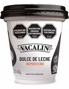 Dulce de leche Vacalin Repostero x 400grs