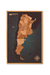 Quadro Mapa Argentina Cortiça Luxo - Maperia - Mapas, Murais e Alfinetes exclusivos para marcar suas viagens