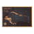 Quadro Decorativo América Central Cortiça Luxo - Maperia - Mapas, Murais e Alfinetes exclusivos para marcar suas viagens