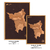 Quadro Mapa Roraima Cortiça Luxo - Maperia - Mapas, Murais e Alfinetes exclusivos para marcar suas viagens