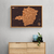 Quadro Mapa Minas Gerais Cortiça Luxo - Maperia - Mapas, Murais e Alfinetes exclusivos para marcar suas viagens