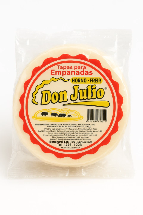 Tapa Empanadas familiares - Don Julio - comprar online