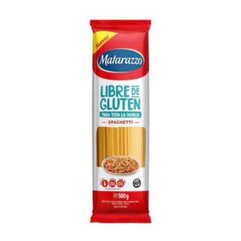 Fideos Spaghetti Libre de Gluten x 500 Gr - Matarazzo