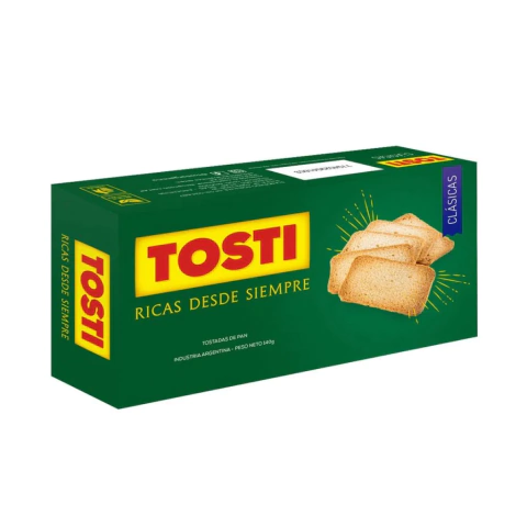 Tostadas Finas Clásicas x 140 Gr (caja) - Tosti