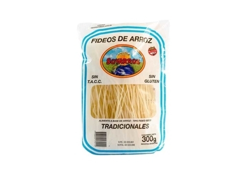 Fideos de arroz fino - Soyarroz