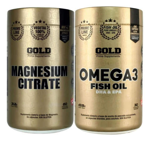 COMBO CITRATO + OMEGA 3 GOLD NUTRITION