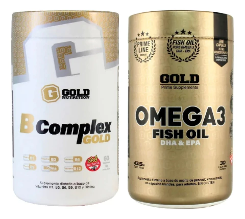 COMBO OMEGA 3 + COMPLEX B GOLD NUTRITION