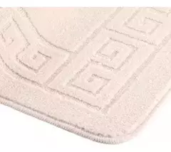Alfombra de baño marfil antideslizante 60 x 40 cm Vonne - tienda online