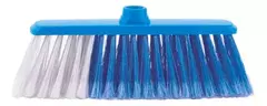 Escobillón La Gauchita Grande de 27 cm, con cerdas en tonos azules y blancos, ideal para limpieza.