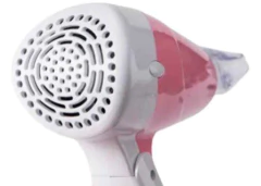 Secador de Cabello Plegable 1400W, con 2 velocidades/calor. Encontrá en donregalon.com.ar la mejor tienda de bazar de once.
