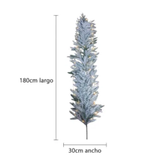 RAMA NAVIDEÑA CON LUZ NEVADA 1.8 MTS | Guirnalda LED Invernal en internet