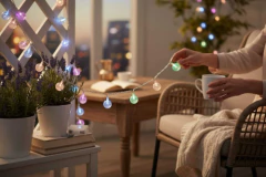 LUCES LED DE BOLA MULTICOLOR 6 Metros | Guirnalda a Pila en internet