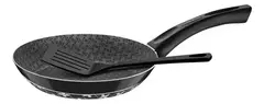 Sarten de teflón N°26 Tramontina con espátula negra.