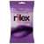 preservativo  uva com 3 unidades - rilex