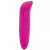 vibrador ponto g com formato golfinho e toque aveludado na cor pink