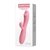 VIBRADOR RECARREGÁVEL EM SILICONE COM ESTIMULADOR DE CLITORIS E 30 VELOCIDADES