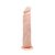 pênis realístico em cyberskin com vértebra e ventosa 24cm x 4,2cm - baile - comprar online