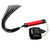 chicote vermelho com bracelete