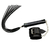 chicote preto com bracelete