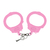 algema de metal rosa com chaves