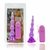 PLUG ANAL EM JELLY COM ESFERAS E VIBRAÇÃO MULTIVELOCIDADE roxo