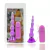 PLUG ANAL EM JELLY COM ESFERAS E VIBRAÇÃO MULTIVELOCIDADE roxo