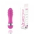 Vibrador Multivelocidade com Anéis Massageadores na cor rosa - youvibe