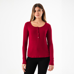 Remera de morley con broches - Malena moda femenina