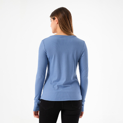 Remera de morley con broches