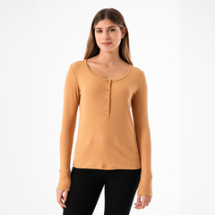 Remera de morley con broches - comprar online