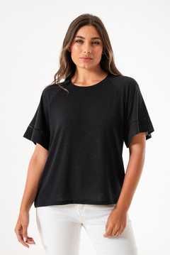Remera con puntilla - Malena moda femenina