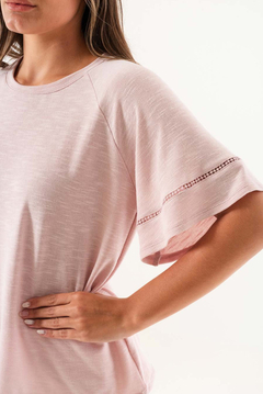Remera con puntilla - Malena moda femenina