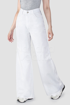 Wide leg blanco