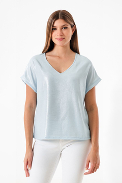 Remera V foil
