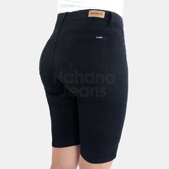 Bermuda de gabardina negra - Malena moda femenina