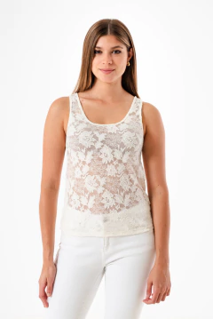 Musculosa encaje