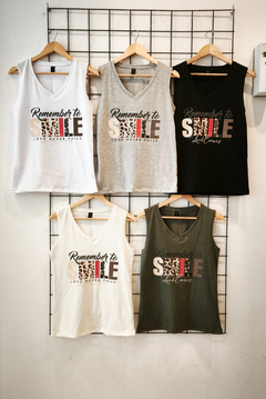 Musculosa smile - comprar online