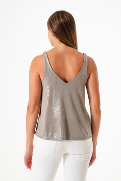 Musculosa foil lycra - Malena moda femenina