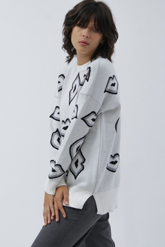 Sweater jacquard boca en internet