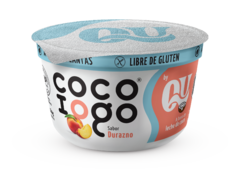Yogur de Coco - Sabor Durazno - Sin Azúcar