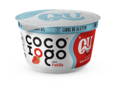 Yogur de Coco - Sabor Frutilla - Sin Azúcar