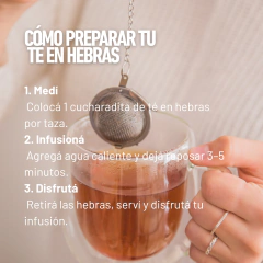COMBO DESCUBRÍ : 3 TÉ EN HEBRAS + 1 INFUSOR DE REGALO en internet