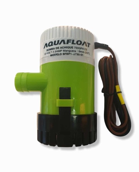 BOMBA DE ACHIQUE 750GPH 12V AQUAFLOAT
